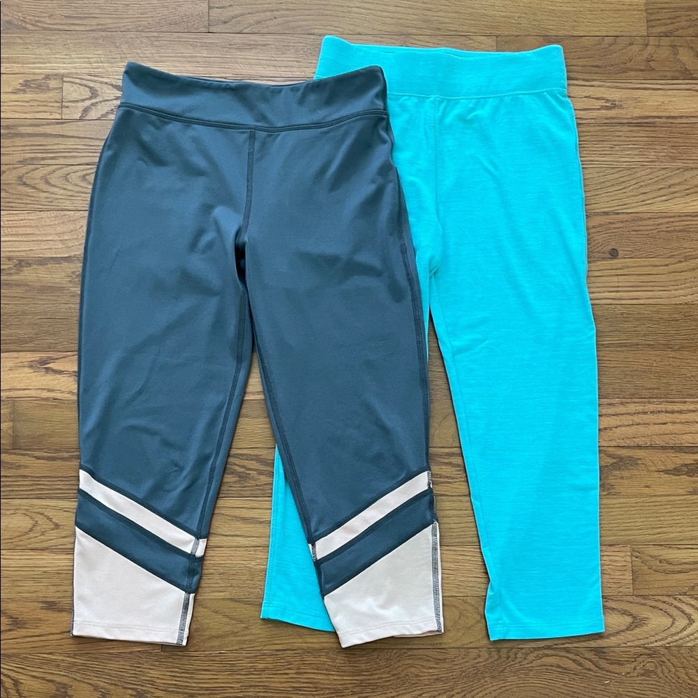 GapFit lot of 2 girls Capri cropped pants leggings